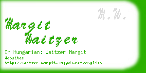 margit waitzer business card